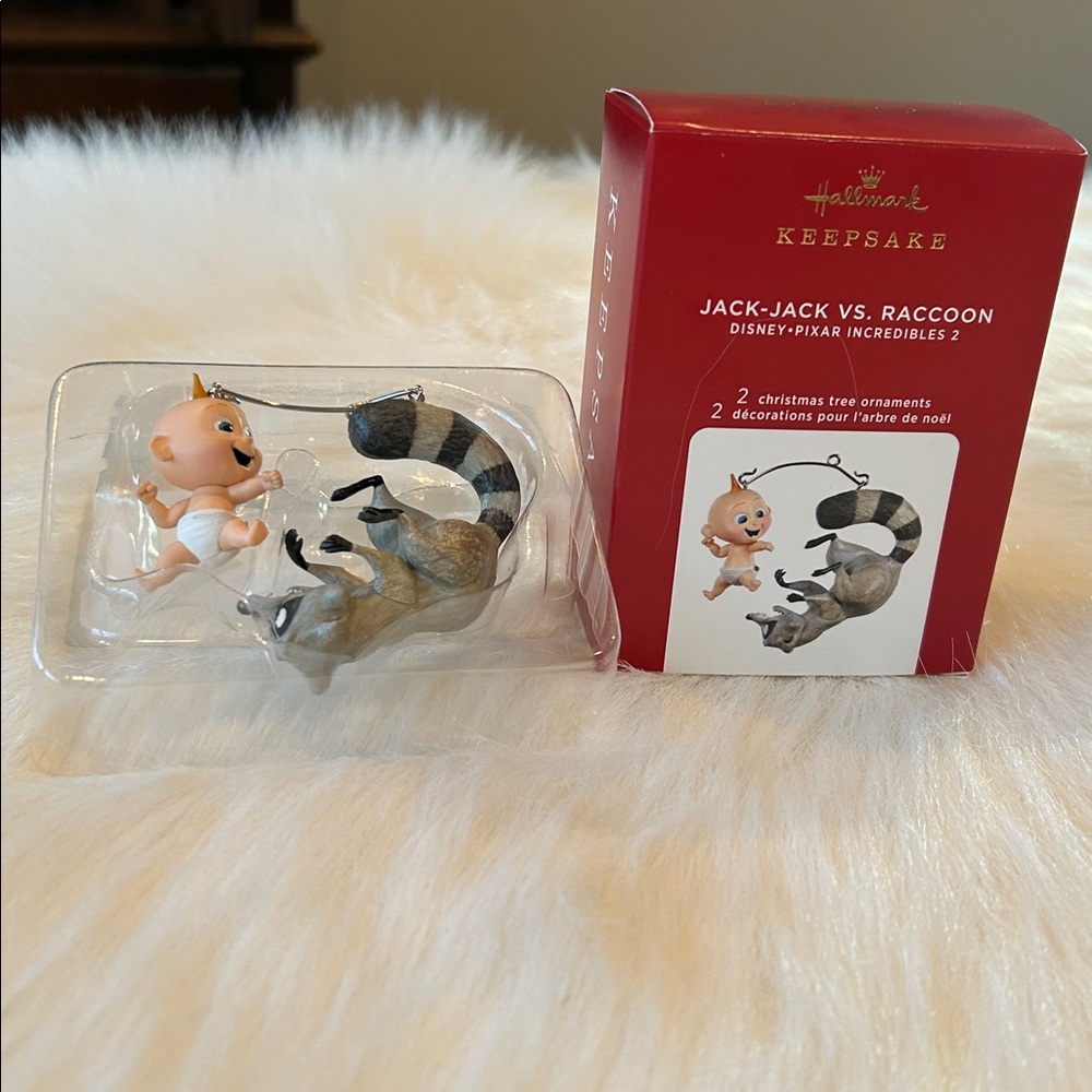 NWT 2020 Hallmark Keepsake “Jack-Jack vs. Raccoon” Christmas Ornament, QXD6494 - Picture 2 of 5